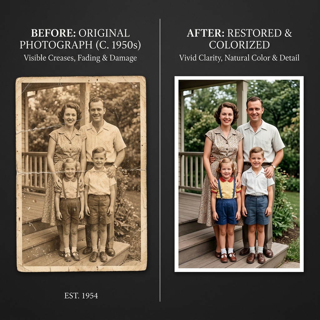 Photo restoration concept